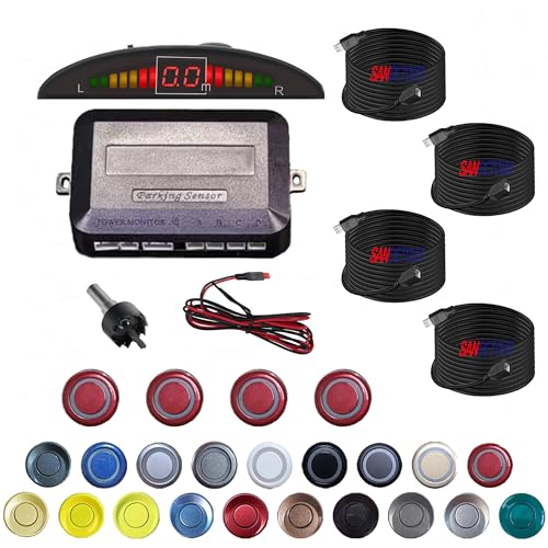 Parking Sensor Kit Backup Sensor Kit Reverse Sensor for Pickup & Extended Vehicles