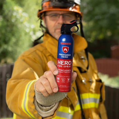 Fire Spray Mini Fire Extinguisher for Home & Car (8 Ounce)
