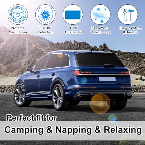 Window Shades for Audi Q7 SUV 2016 (8 Count)