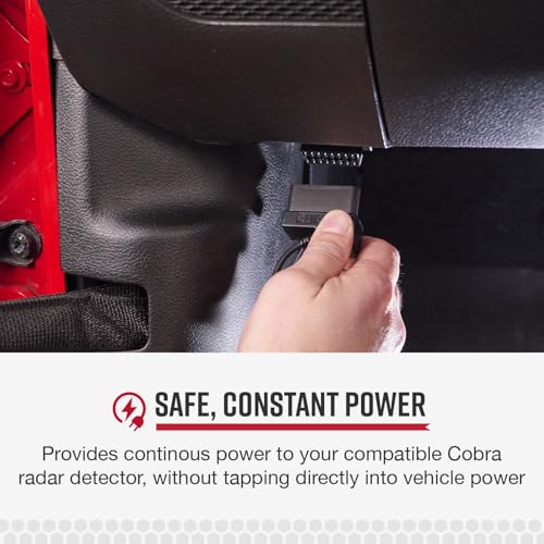 OBDII to Barrel Connector Power Cord Radar Detectors (9.8 Foot)