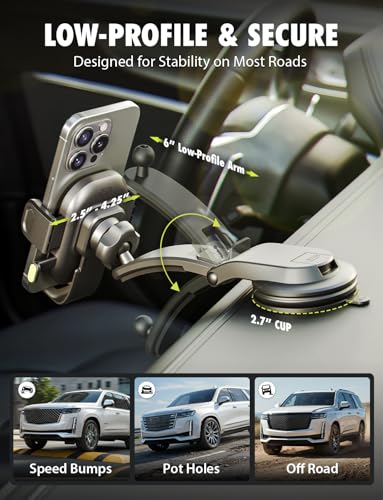 OneClick Low Profile Dashboard Car Phone Holder