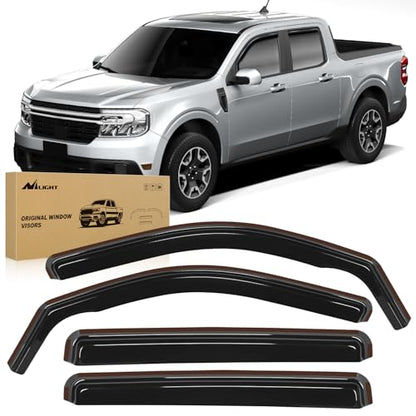 in Channel Window Rain Guards for Ford Maverick 2022