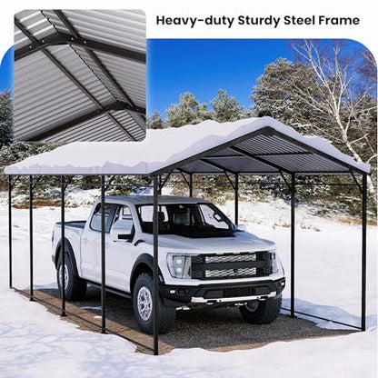 20x30 FT Heavy Duty Metal Carport Kit