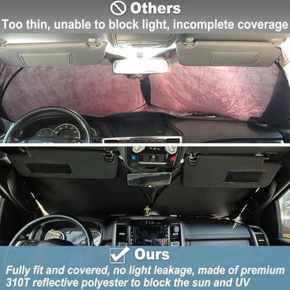 Premium Windshield Sun Shade for 2019