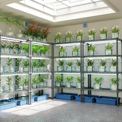 4 Tier Outdoor Metal Storage Shelving Unit