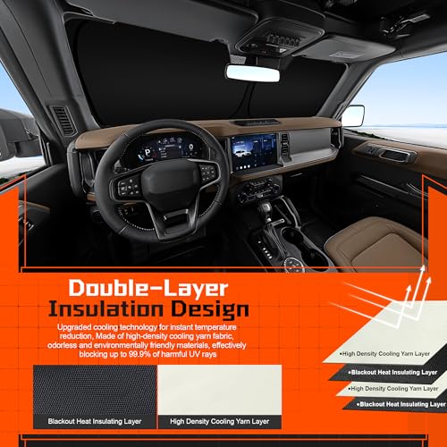 Custom Fit Windshield Sun Shade for Ford Explorer 2011