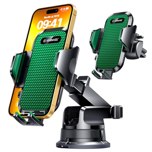 Pro Version] Universal Car Phone Mount [Super Suction Cup] Dashboard Phone Holder