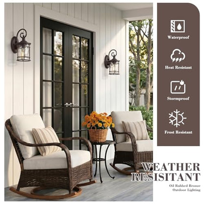 Outdoor Wall Mount Light Fixtures 2 Pack (2 Count)