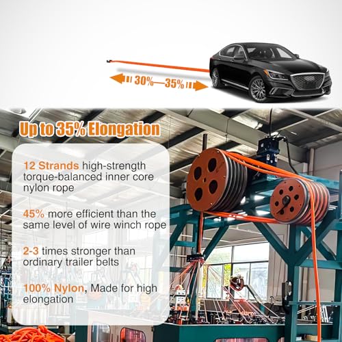 1-1/8in x 30ft Kinetic Recovery Rope