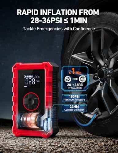 S8 Air Jump Starter with Air Compressor