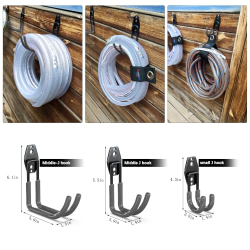 Garden Hose Holder Wall Mount (4 Count)
