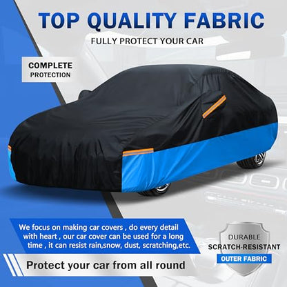 Car Cover Waterproof All Weather Outdoor Windproof Dustproof UV Protection Fit Coupe Audi e