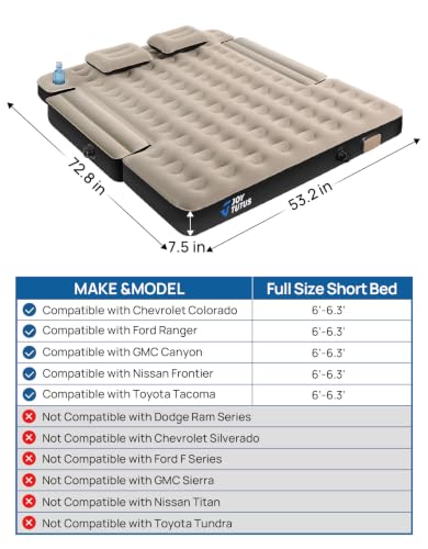 6.0 6.3Ft Truck Bed Air Mattress with Built