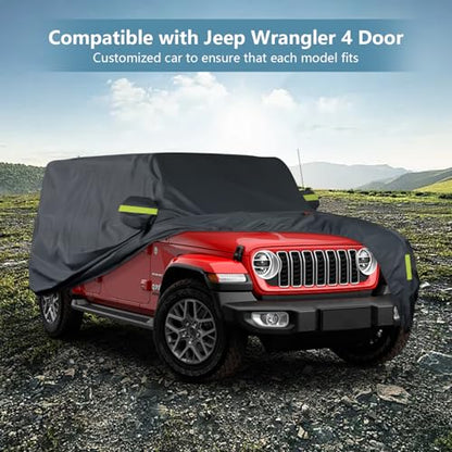 Heavy Duty Waterproof Cover Fit for Jeep Wrangler 4 Door JK JL 2006