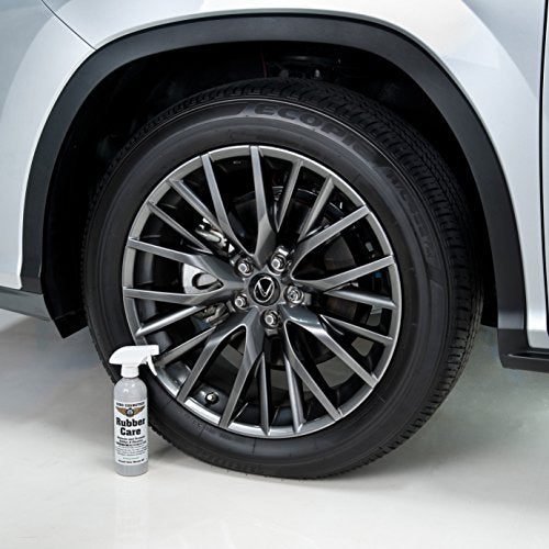 Rubber Care Matte Tire Shine & Ceramic Rubber Conditioner (32 Ounce)