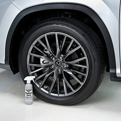 Rubber Care Matte Tire Shine & Ceramic Rubber Conditioner (32 Ounce)