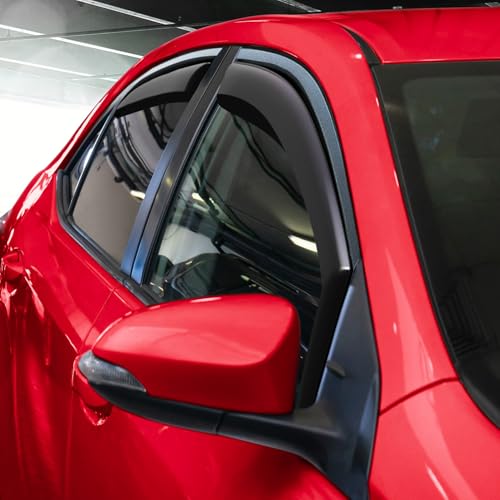 in Channel Extra Durable Rain Guards for Toyota Corolla 2014 (4 Count)