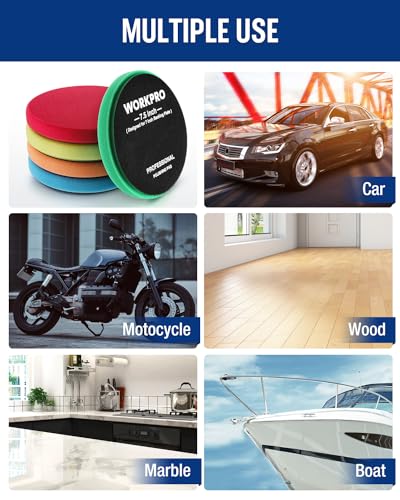7.5 Inch Buffing Sponge Pads