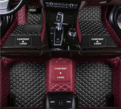 Custom All Weather Protection Leather Car Floor Mats for Cars Sedan SUV Sports Car Waterproof Floor Mat