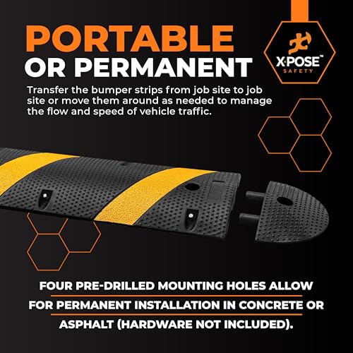 6 Ft Rubber Speed Bump (2 Count)