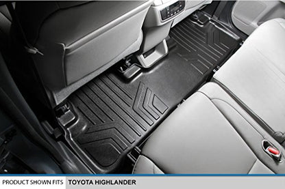 MAXLINER All Weather Custom Fit 2 Row & Cargo Liner Behind The 2nd Row Floor Mat Liner Set Compatible with 2014