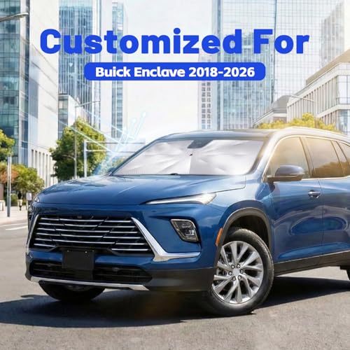 Car Windshield Sun Shade Umbrella for Buick Enclave 2018