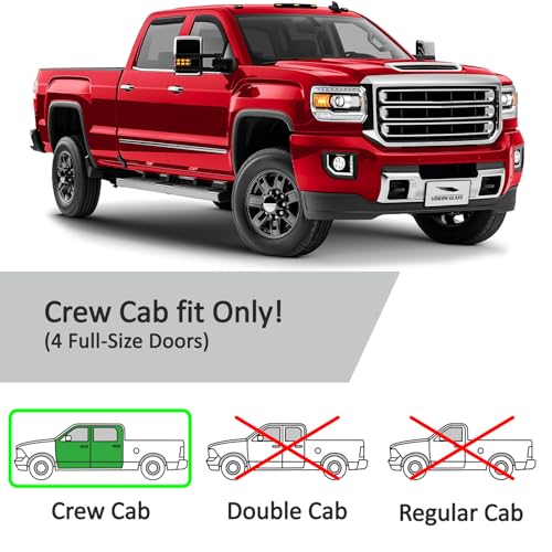 in Channel Extra Durable Rain Guards for Trucks GMC Sierra 2500HD