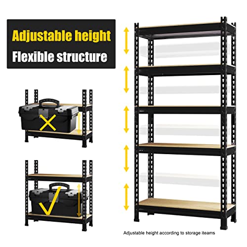 5 Tier Garage Shelves for Storage