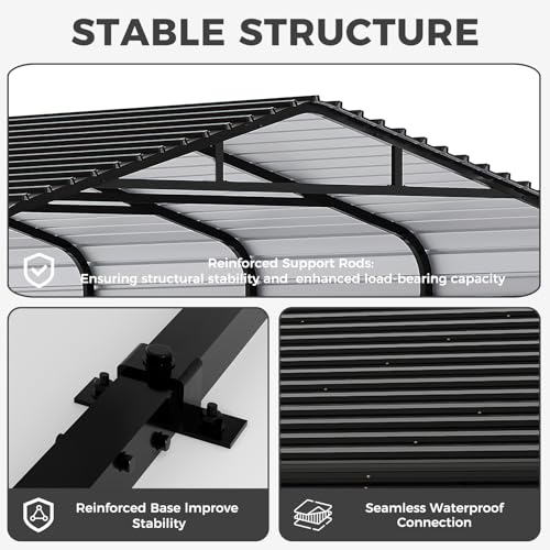 12x20 FT Metal Carport