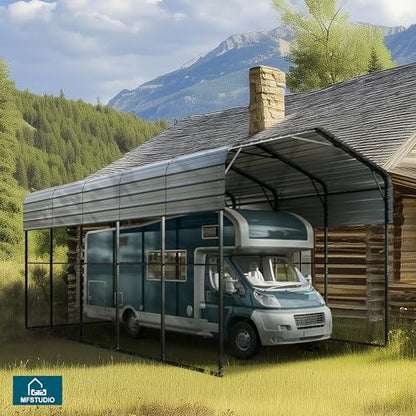 Metal RV Carport 14x25ft