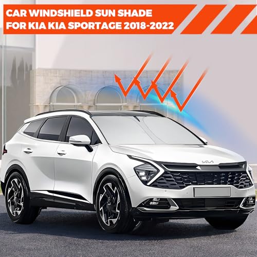 Foldable Front Windshield Sunshade fit for Kia Sportage 2018