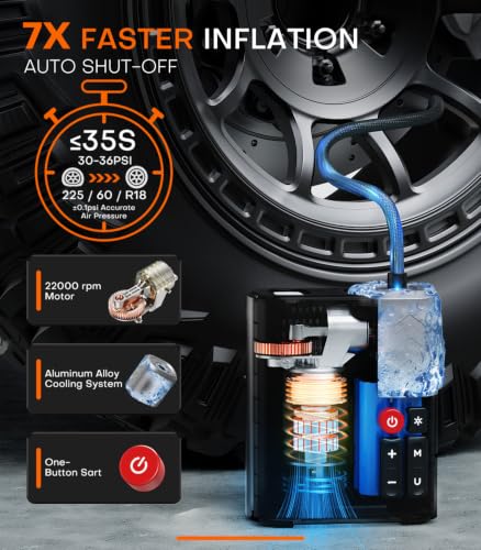 Tire Inflator Portable Air Compressor