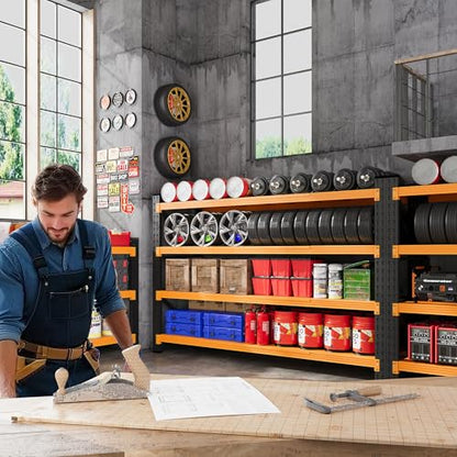 71.3” Wide Heavy Duty Metal Garage Shelving