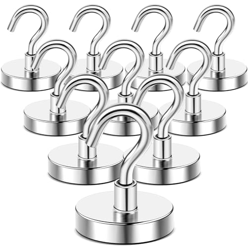 Magnetic Hooks 10pcs 170lbs Cruise Essentials 2026 Magnet Hook (10 Count)