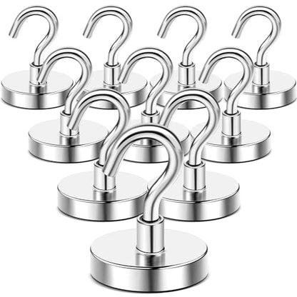 Magnetic Hooks 10pcs 170lbs Cruise Essentials 2026 Magnet Hook (10 Count)