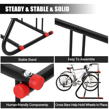 Commercial Grid Bike Rack for 5 Bikes