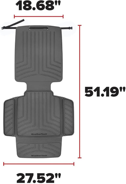 WeatherTech Child Car Seat Protector with Back Black