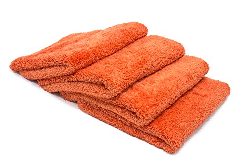 Korean Plush Premium Edgeless Microfiber Detailing Towels (4 Count)