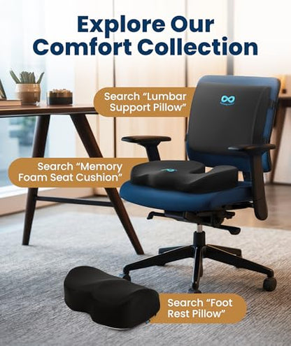 Doctor Recommended Memory Foam Seat Cushion for Office Chairs & Car