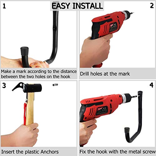 Garage Storage J Utility Hook (8 Count)