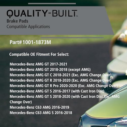 Front Semi Metallic Brake Pads