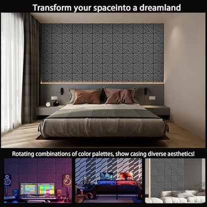 12 Pack Self Adhesive Soundproof Wall Panels (12 Count)