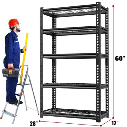 5 Tier Heavy Duty Garage Shelving