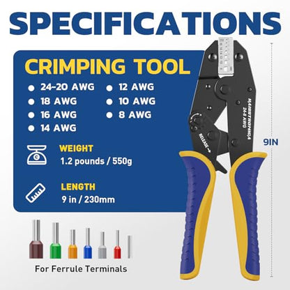Crimping Tool for Ferrule