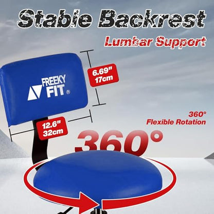 Shop Stool with Backrest