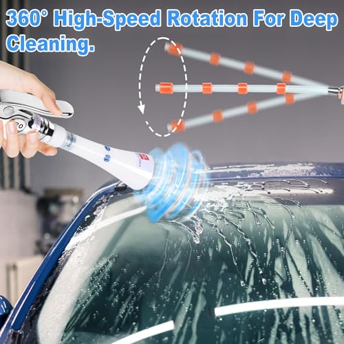 Upgraded Portable Car Cleaning Gun Detailing Interior Dry Air Blow Gun with Tapered Nozzle High Pressure Blower Cleaning Tool for Car Surfaces Quickly Blasts Dust