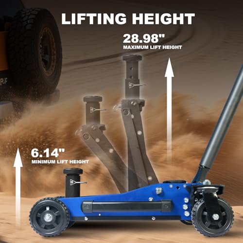 3 Ton Off Road Jack with Big Wheels