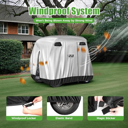 4 Passenger Golf Cart Cover for Yamaha EZGO Club Car