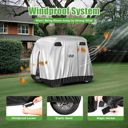 4 Passenger Golf Cart Cover for Yamaha EZGO Club Car