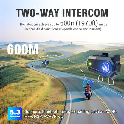 C9 Motorcycle Helmet Bluetooth Headset